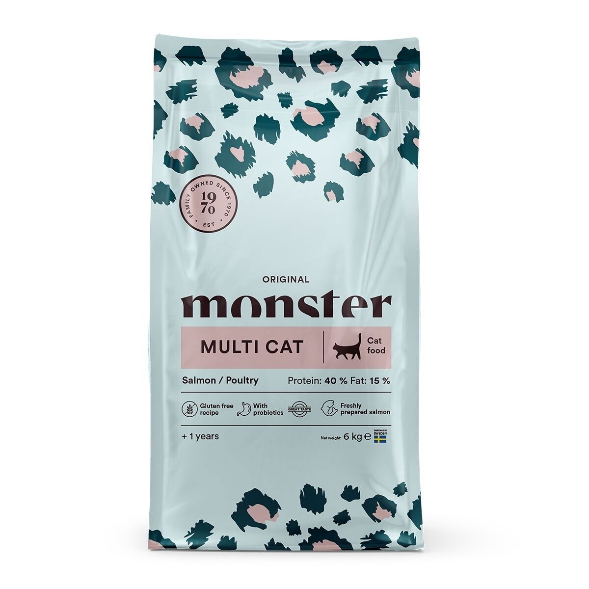 Monster Cat Adult Multicat Salmon & Poultry