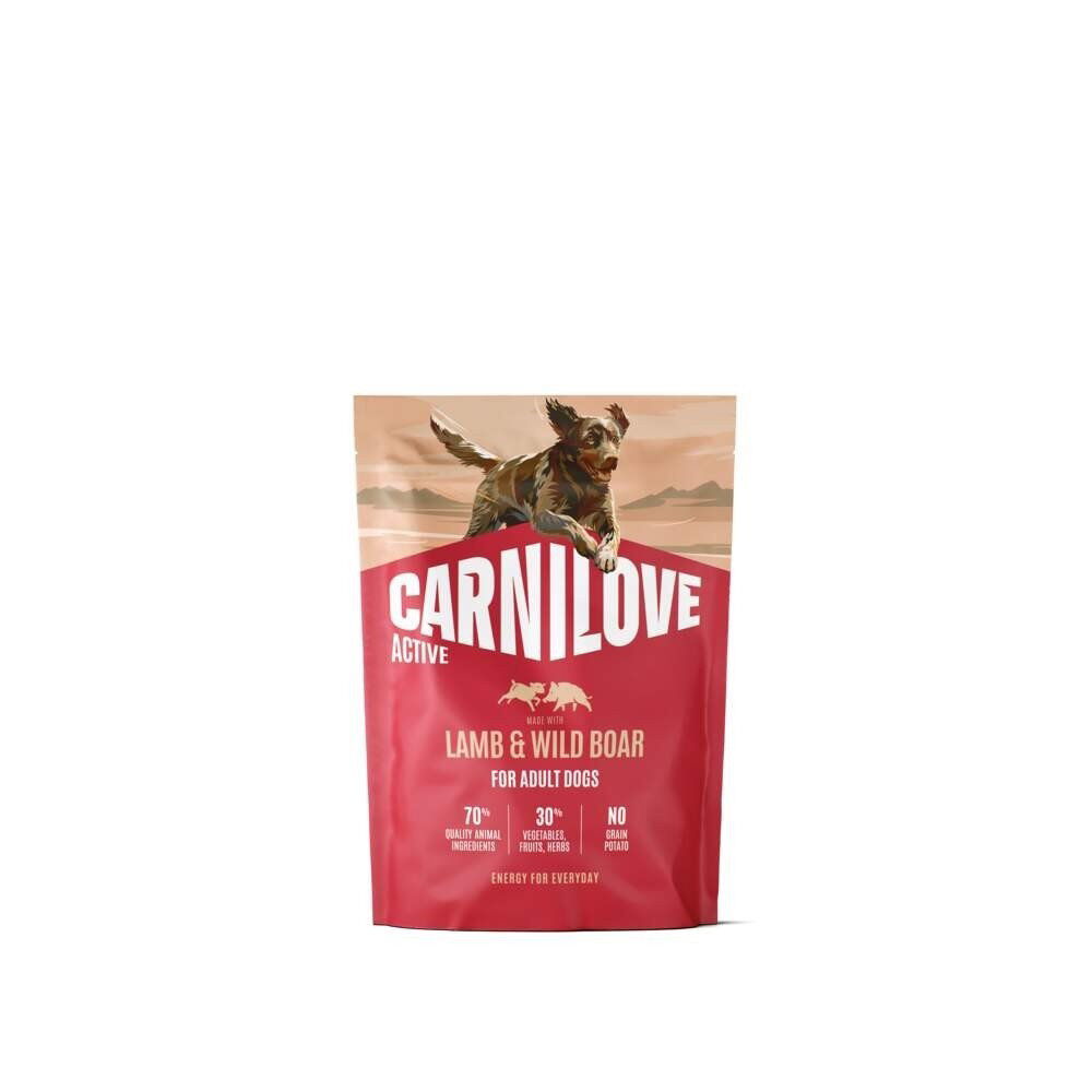 CARNILOVE Active dog dry made with lamb & wild boar for adult all breeds