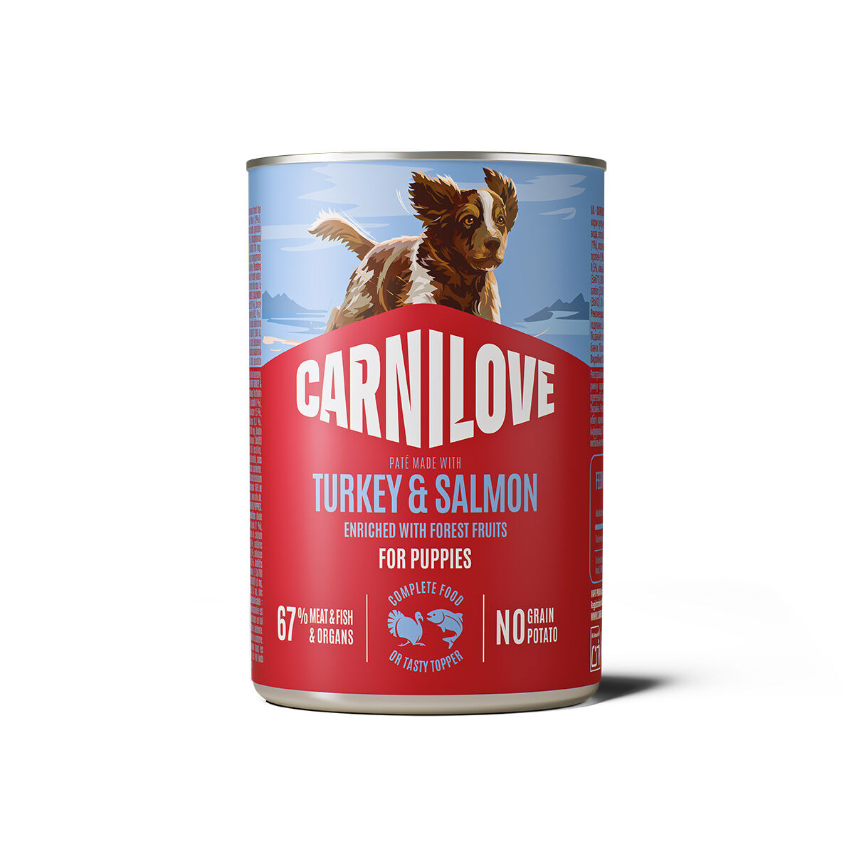 Carnilove Puppy Salmon & Turkey Paté Våtfoder till Valp 400 g | Hund - Valp - Valpfoder - Våtfoder till valp | DogStyle