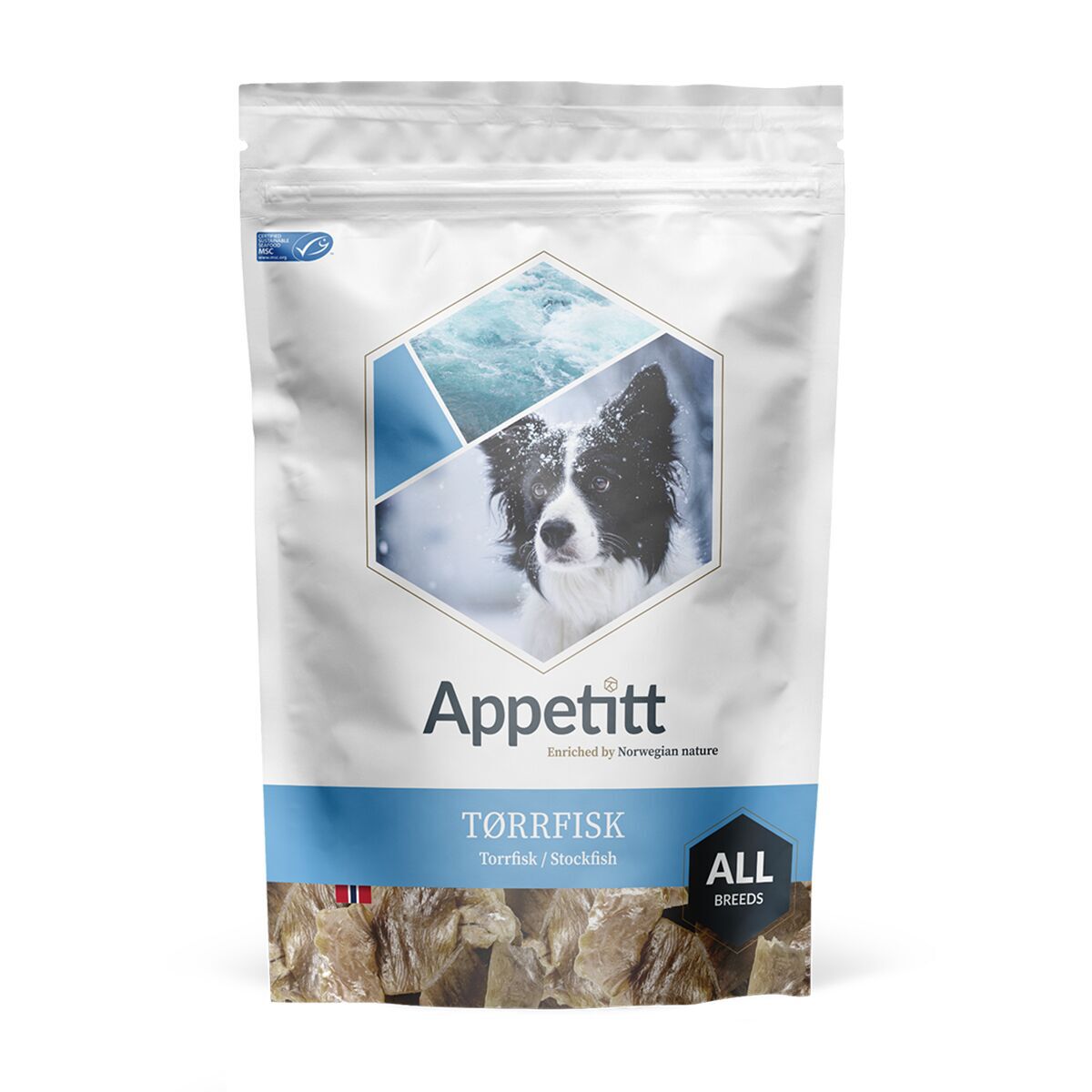 Appetitt Torkad Fisk Hundgodis 500 g