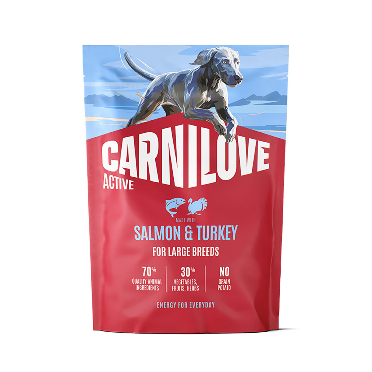 Carnilove Active Dog Adult Large Breed Salmon & Turkey torrfoder för hund 1,5 kg
