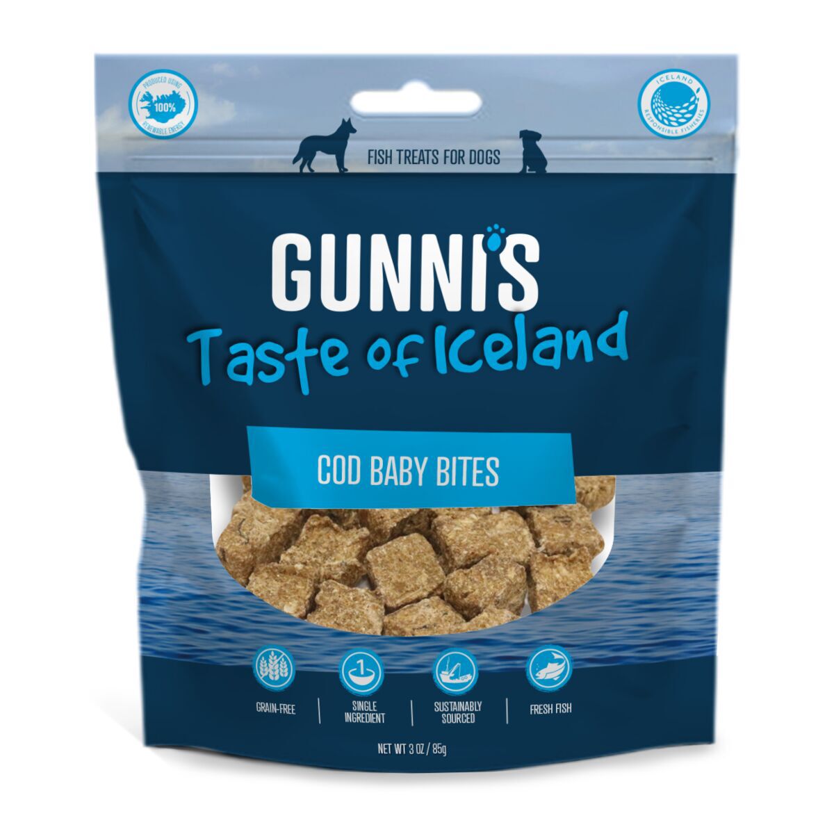 Gunni's Cod Baby Bites Hundgodis 70 g