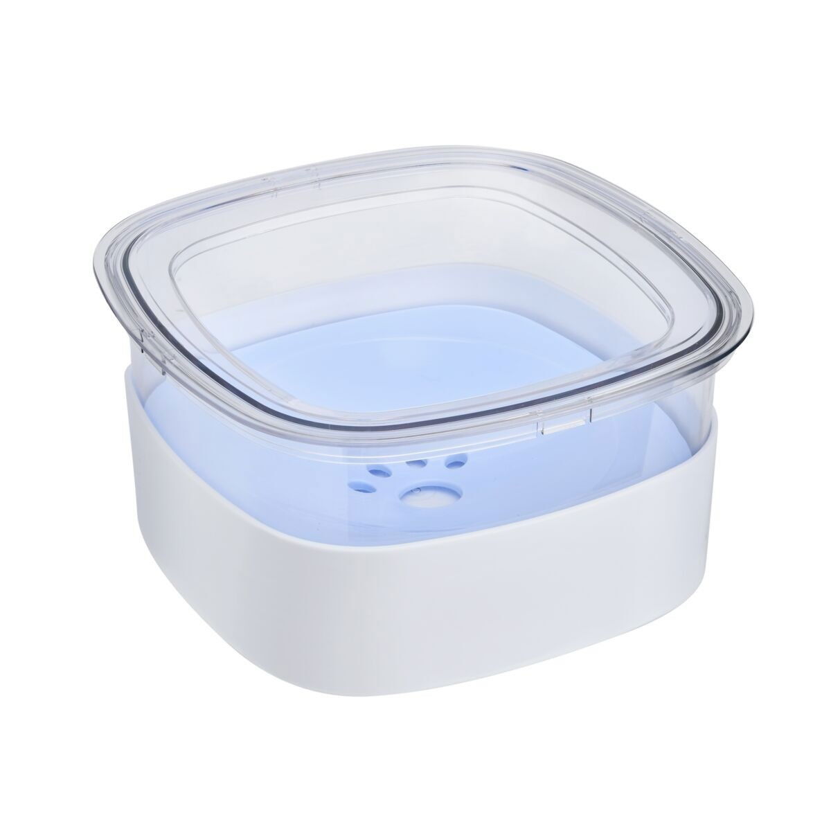 Little&Bigger Non-splash drinking bowl pale blue
