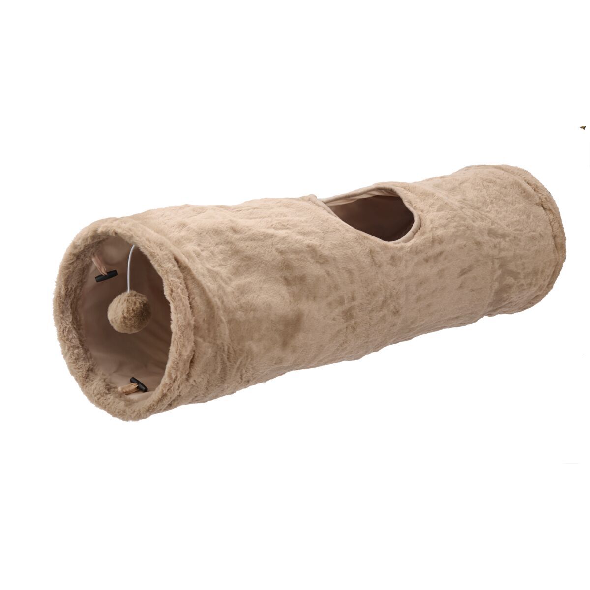 Little&Bigger Seasons Classics Prasslande Kattunnel Brun 90 cm