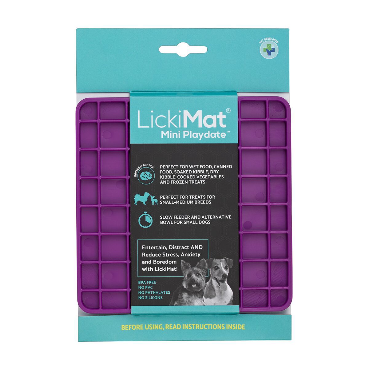 LickiMat Playdate Slickmatta Mini Orange
