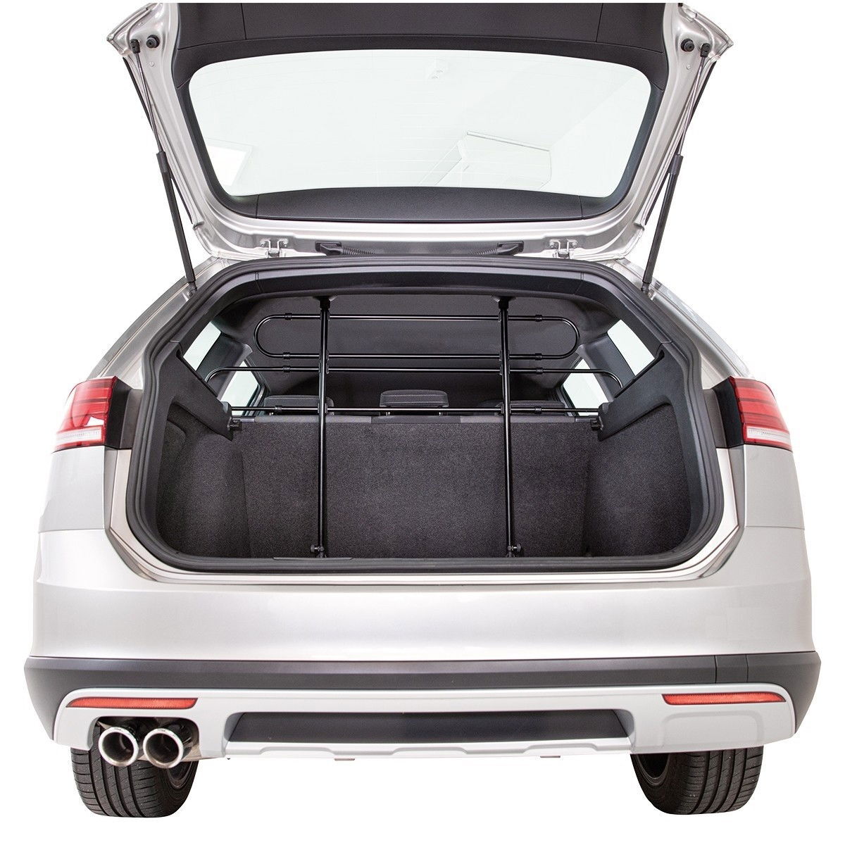 Trixie Car safety grid angled black, width: 85-140 cm, height: 75-110 cm