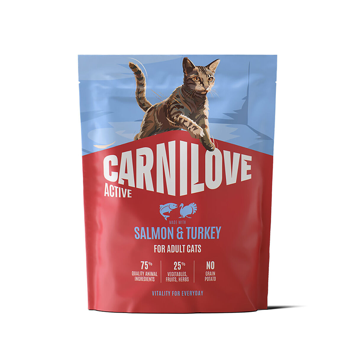 Carnilove Cat Adult Active Salmon & Turkey Torrfoder till Katt