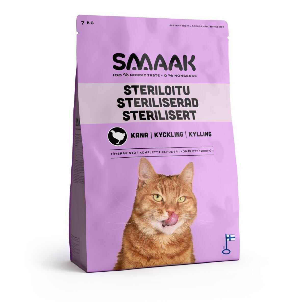 SMAAK Cat Adult Sterilised Kyckling
