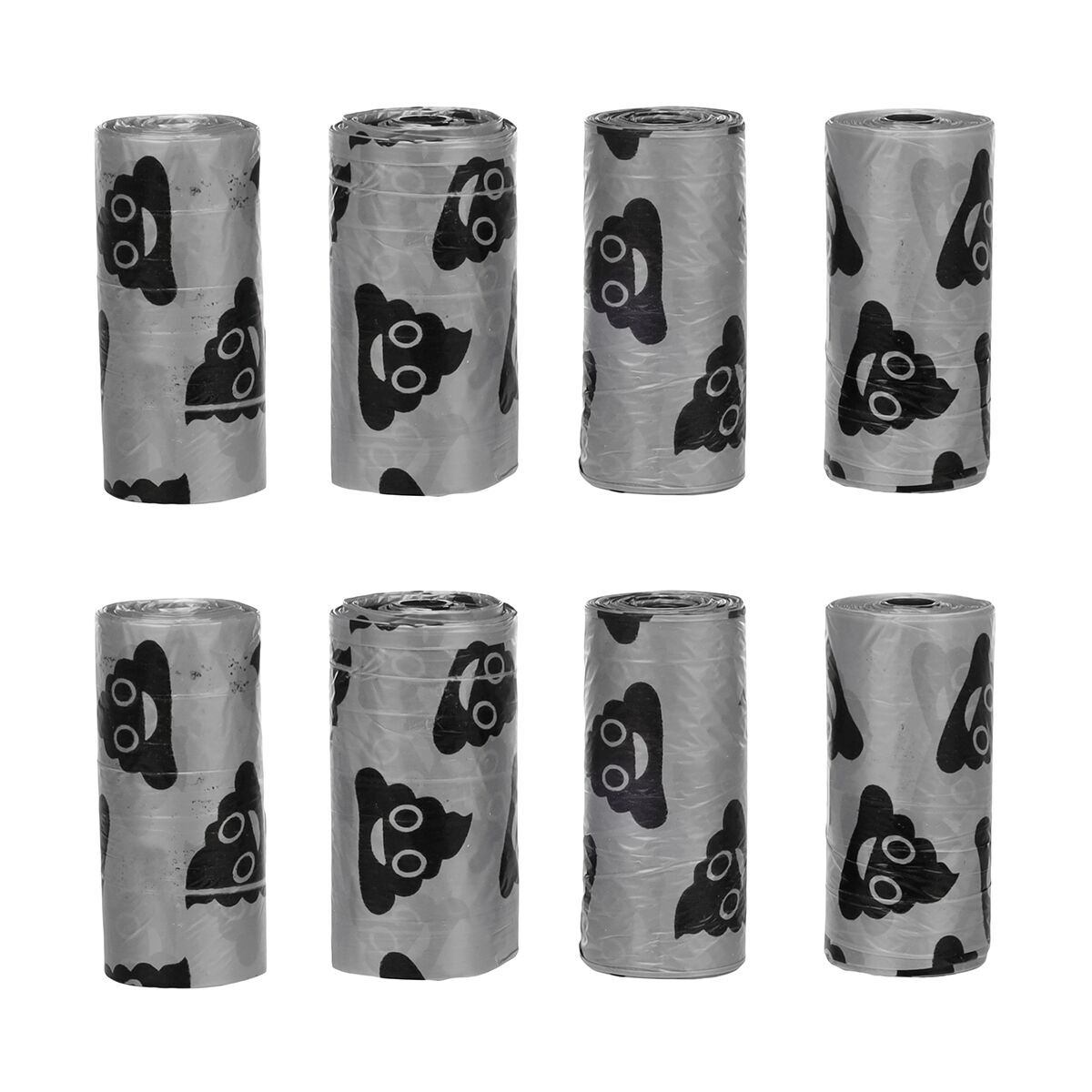 Flamingo Poop bag Basic Lacha Silver & Black