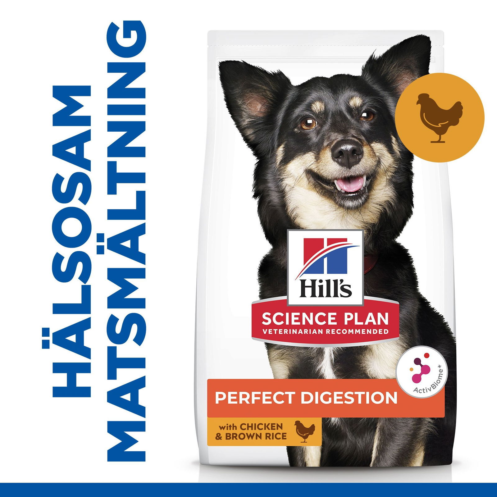 Hill's Science Plan PERFECT DIGESTION SMALL & MINI ADULT 1+ DOG FOOD Chicken & brown rice