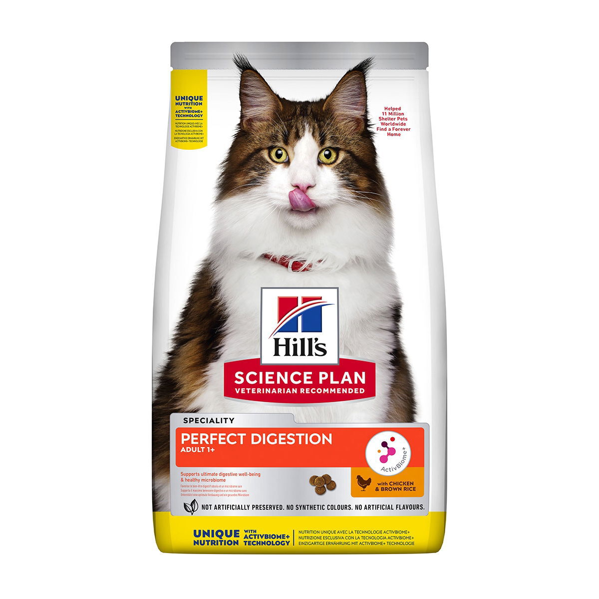 Hill's SP Cat Perfect Digestion Adult 1+ Chicken&Brown rice