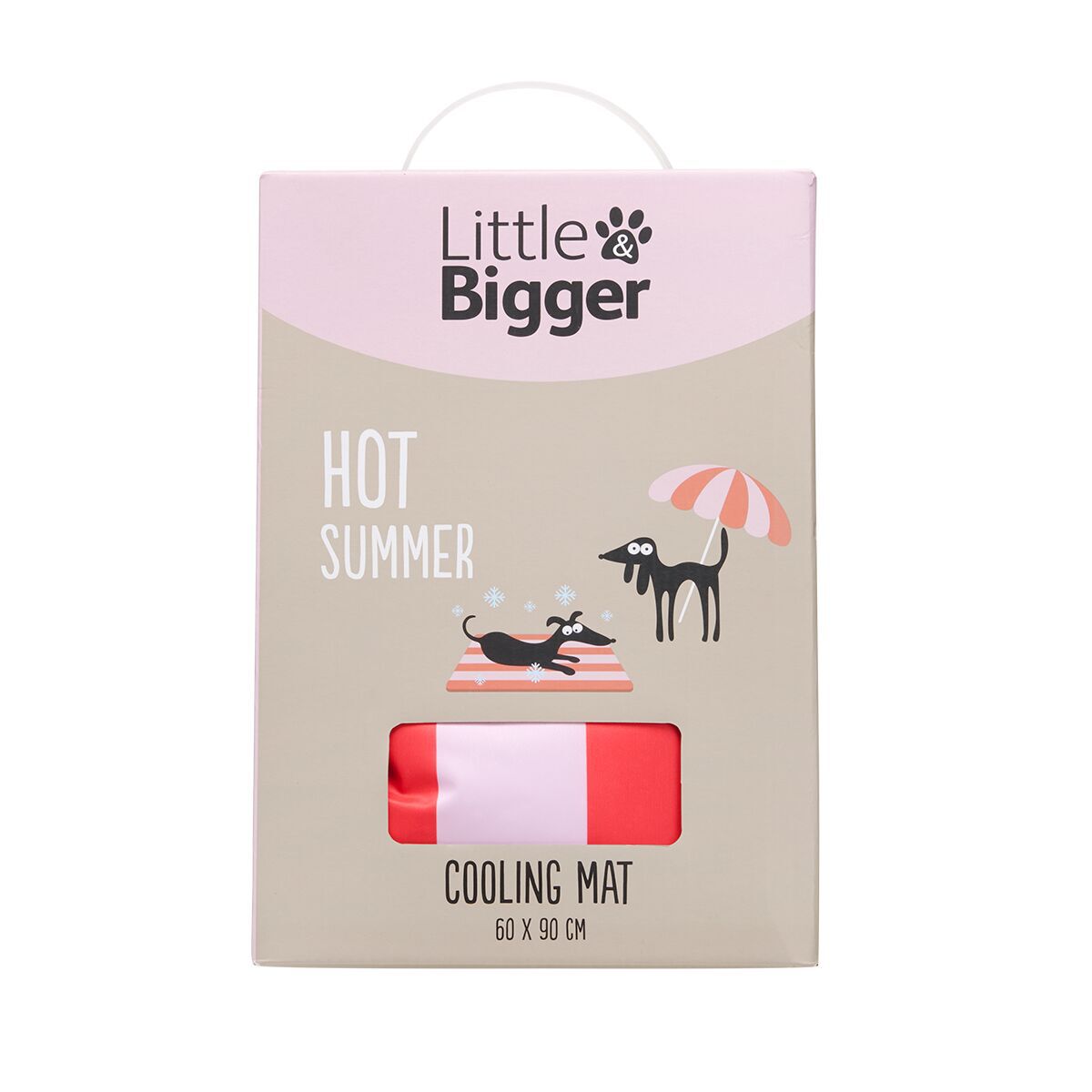 Little&Bigger Hot Summer cooling mat juicy pink & red