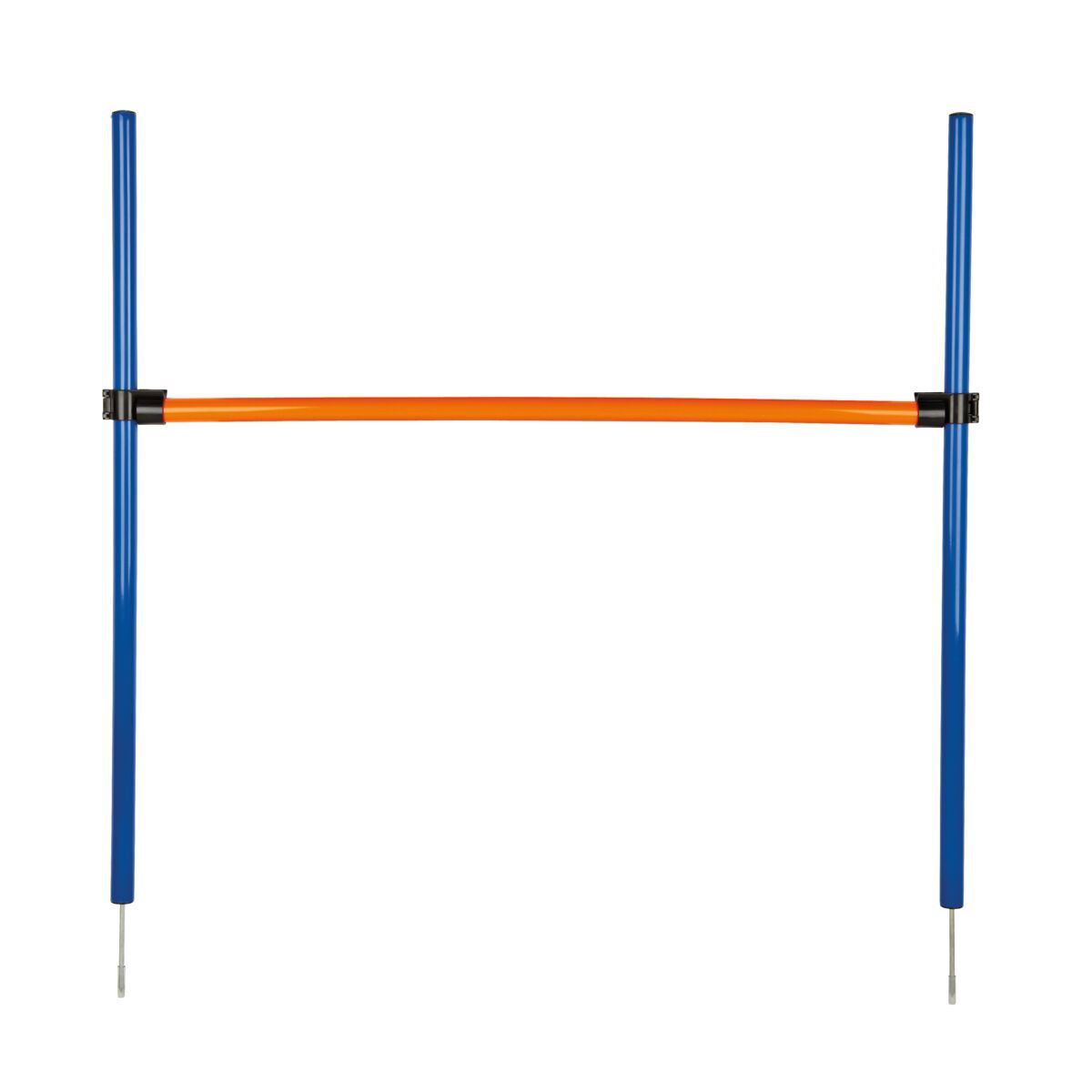 Dog Activity Agility hurdle, plastic, 123 × 115 cm, ø 3 cm, blue/orange