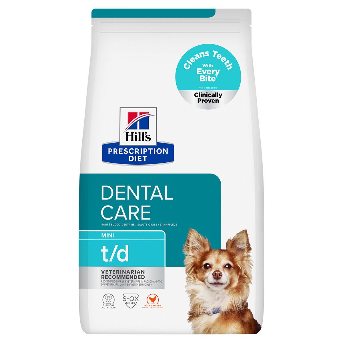 Hill's Prescription Diet Canine t/d Dental Care Mini Chicken 3 kg