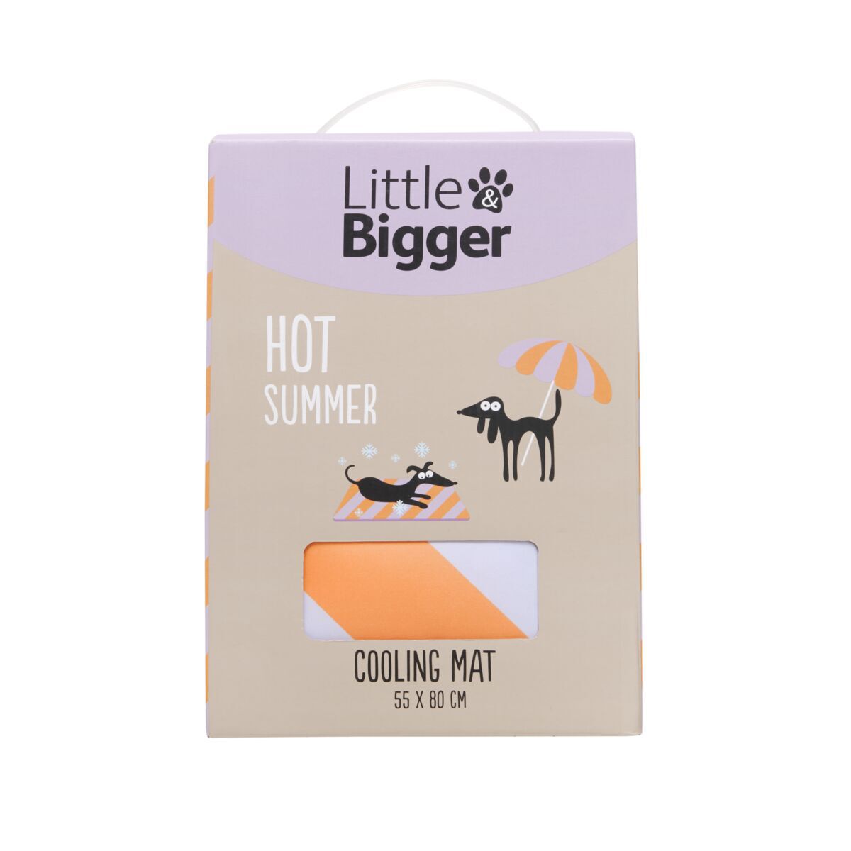 Little&Bigger Hot Summer cooling mat juicy lilac & orange