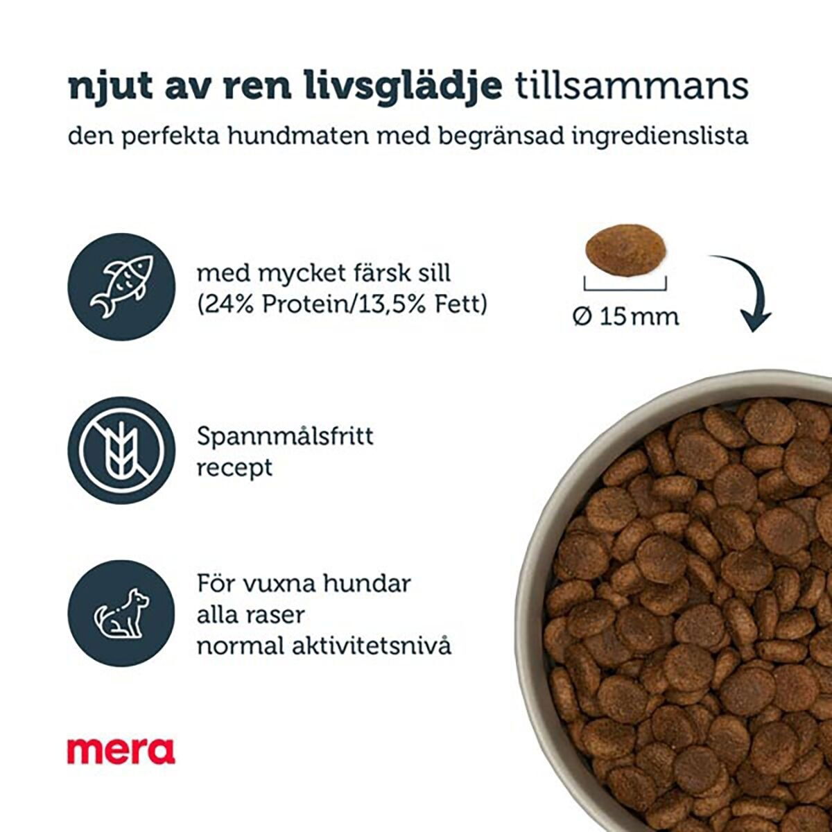 Mera Pure Sensitive Herring&Potato 12,5kg