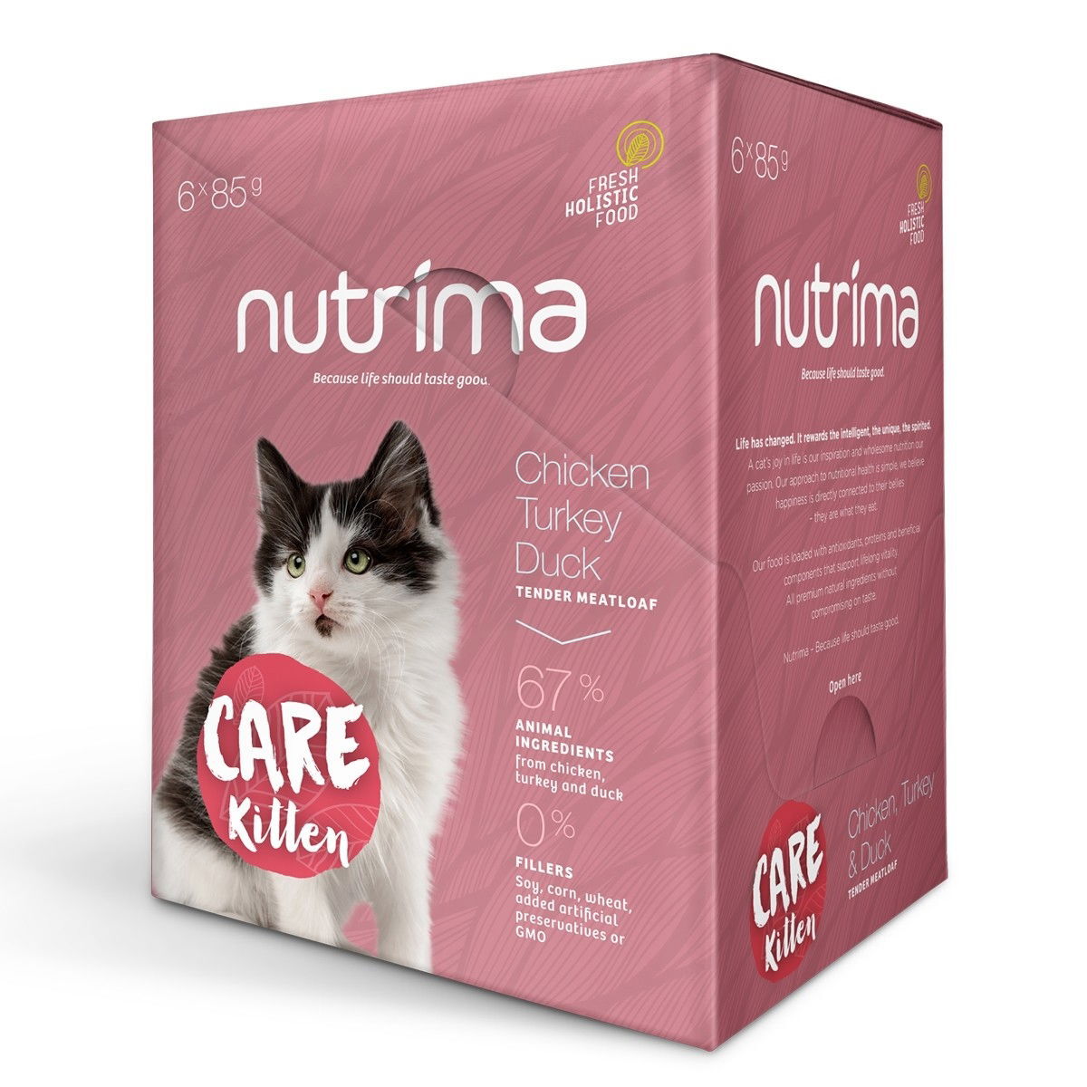Nutrima Care Kitten Kyckling, Kalkon & Anka
