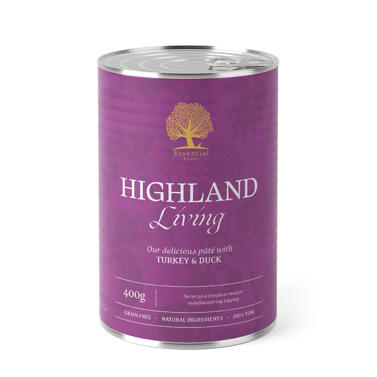Essential Foods Highland Living Paté Våtfoder till Hund 400 g