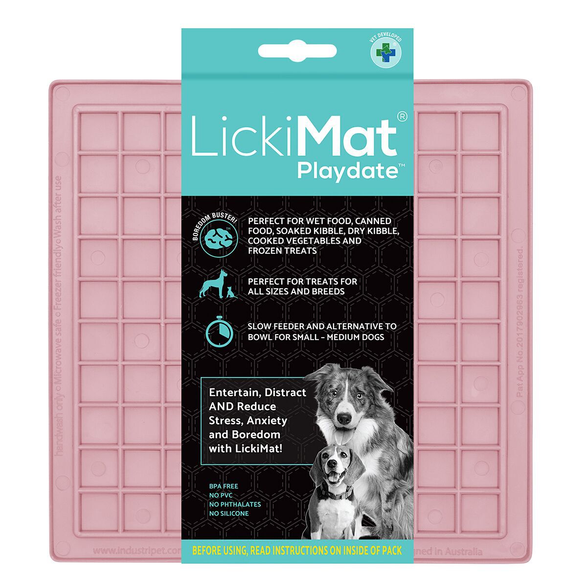 LickiMat Playdate Classic Slickmatta Lila