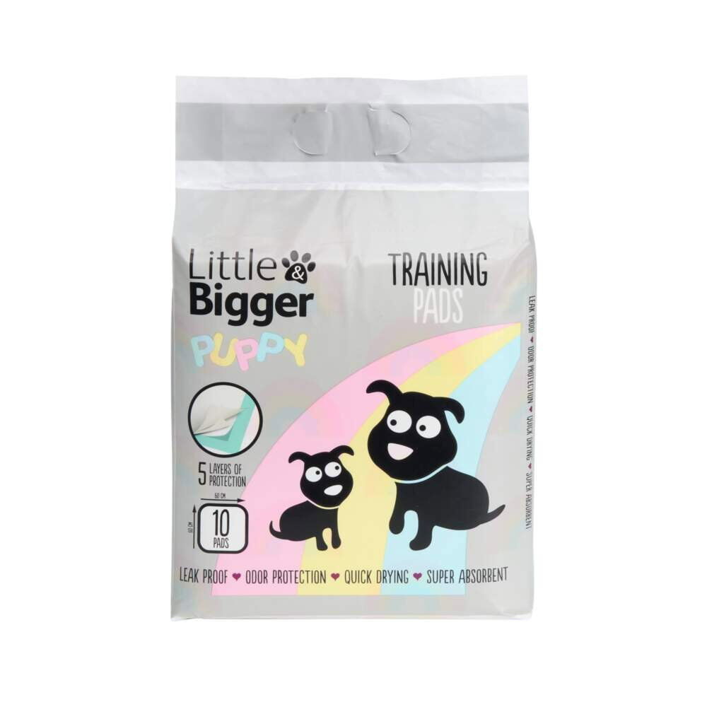 Little&Bigger Puppy Basics Training pads 10pcs 60x60cm