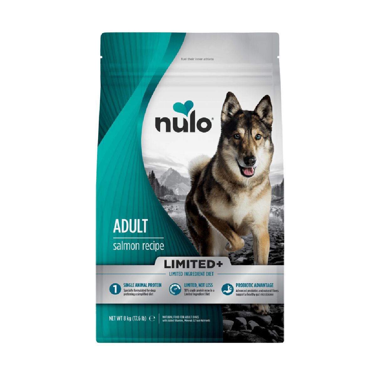 Nulo Limited+ Dog Adult Fresh Salmon Torrfoder till Hund