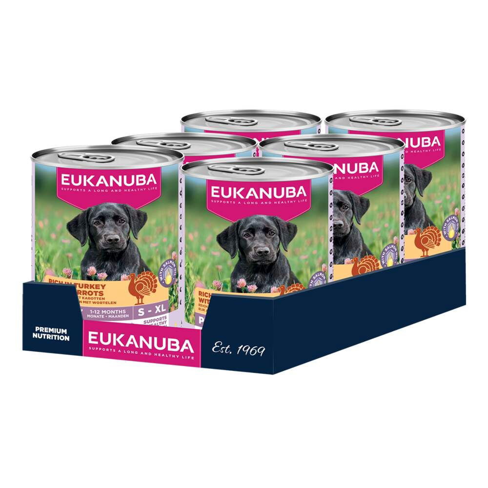 Eukanuba Dog Wet Puppy Turkey with Carrots 400g