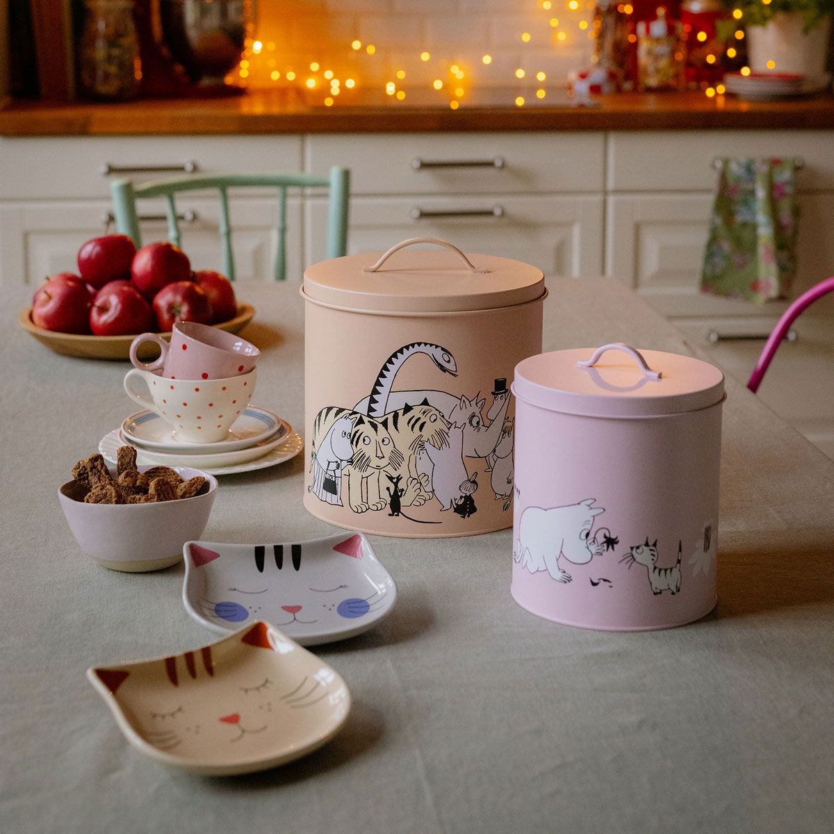 Basic CatFace ceramic saucer grey