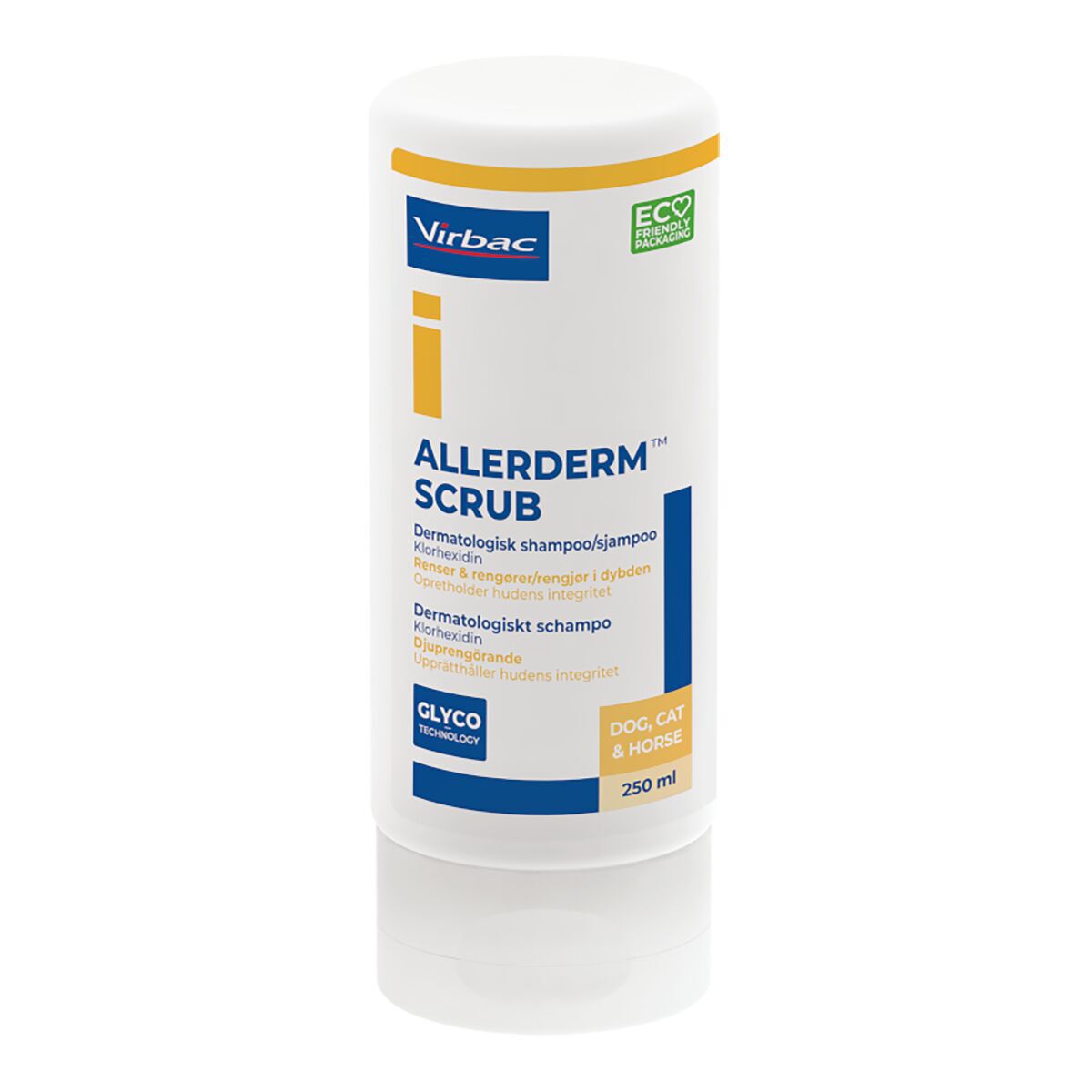 Virbac Allerderm Scrub Schampo för Hund & Katt 250 ml