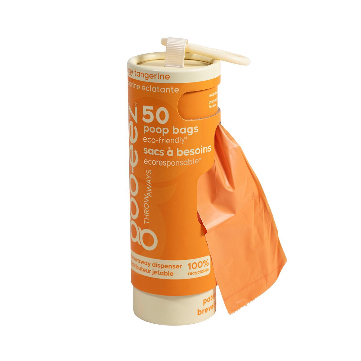 Goo-eez poop bags tangy tangerine 50 pcs