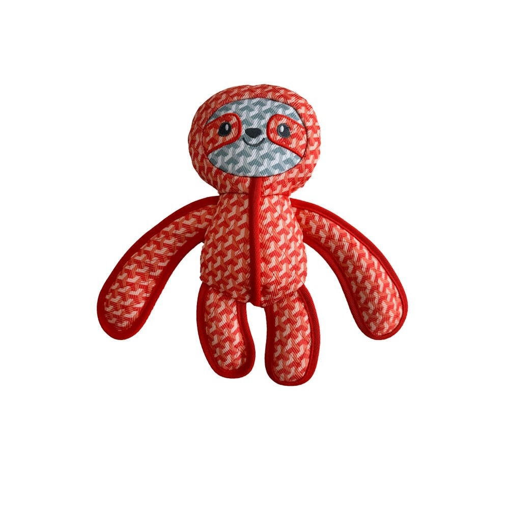 Bark-a-Boo Tuff Beastz 3D Sloth red