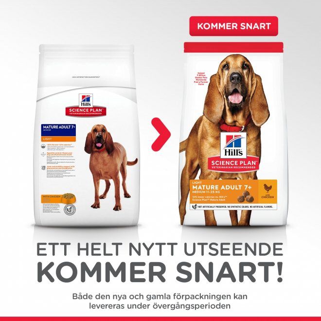 Hill's Science Plan Canine Mature Light Medium Chicken 