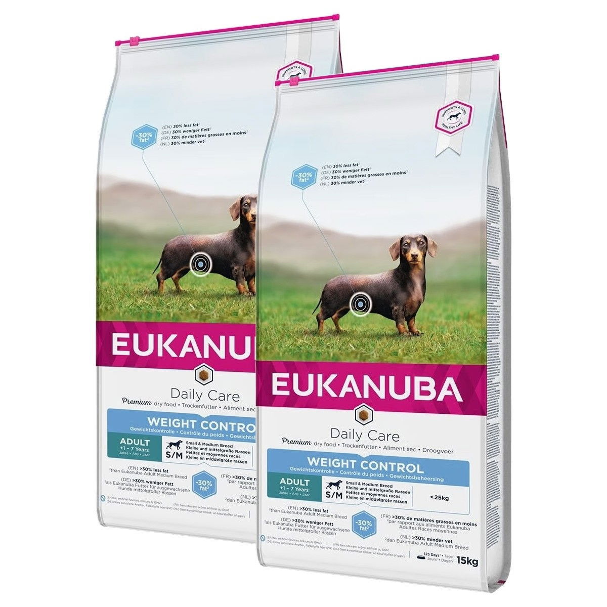 Eukanuba Daily Care Weight Control Small/Medium Adult Dog - 15 kg