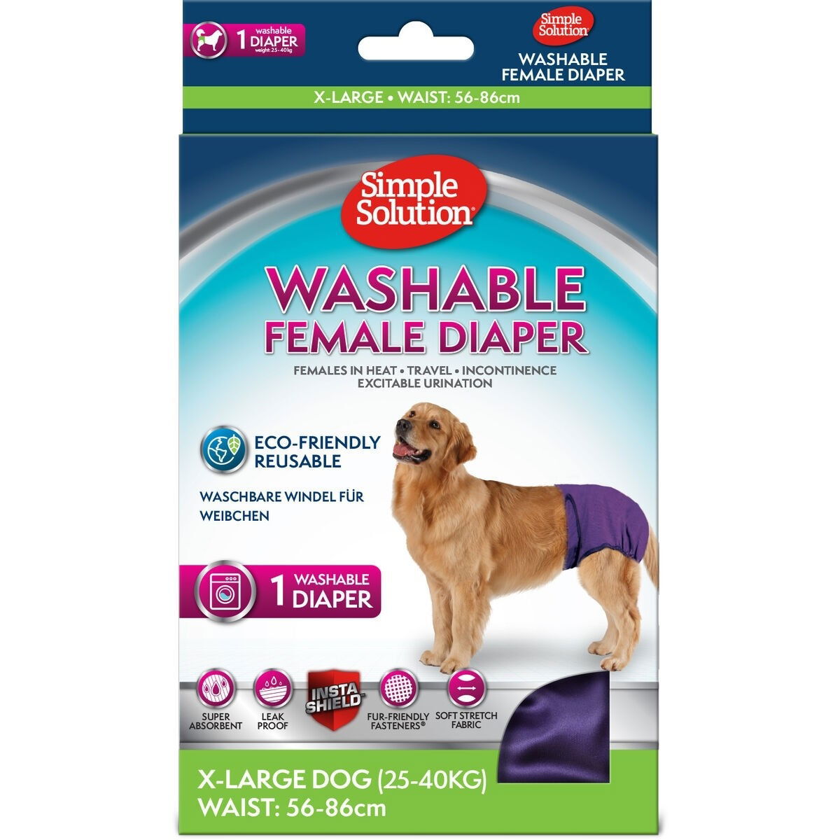 Simple Solution Diaper Garment purple | Hund - Apotek - Tikskydd & Skvättskydd | DogStyle