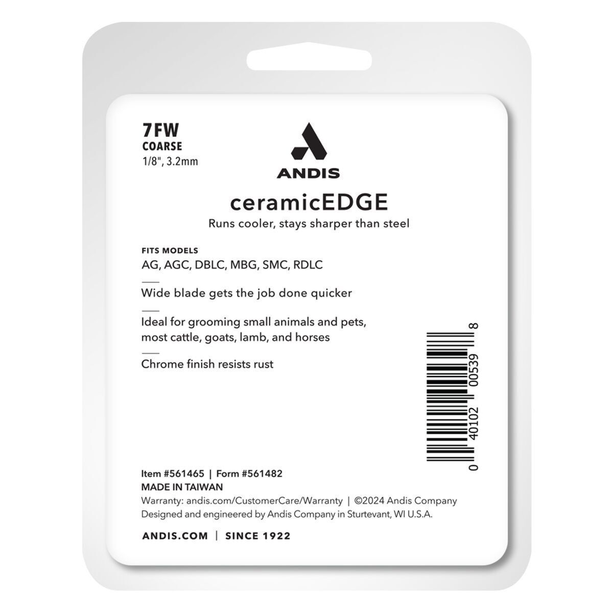 Andis CeramicEdge Wide blade