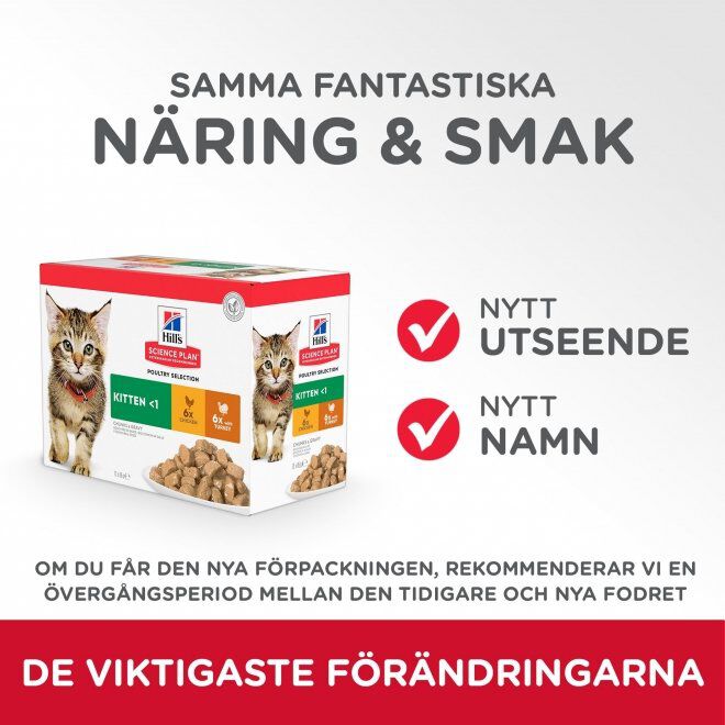 Hill's Science Plan Kitten Chicken & Turkey 12x85 g