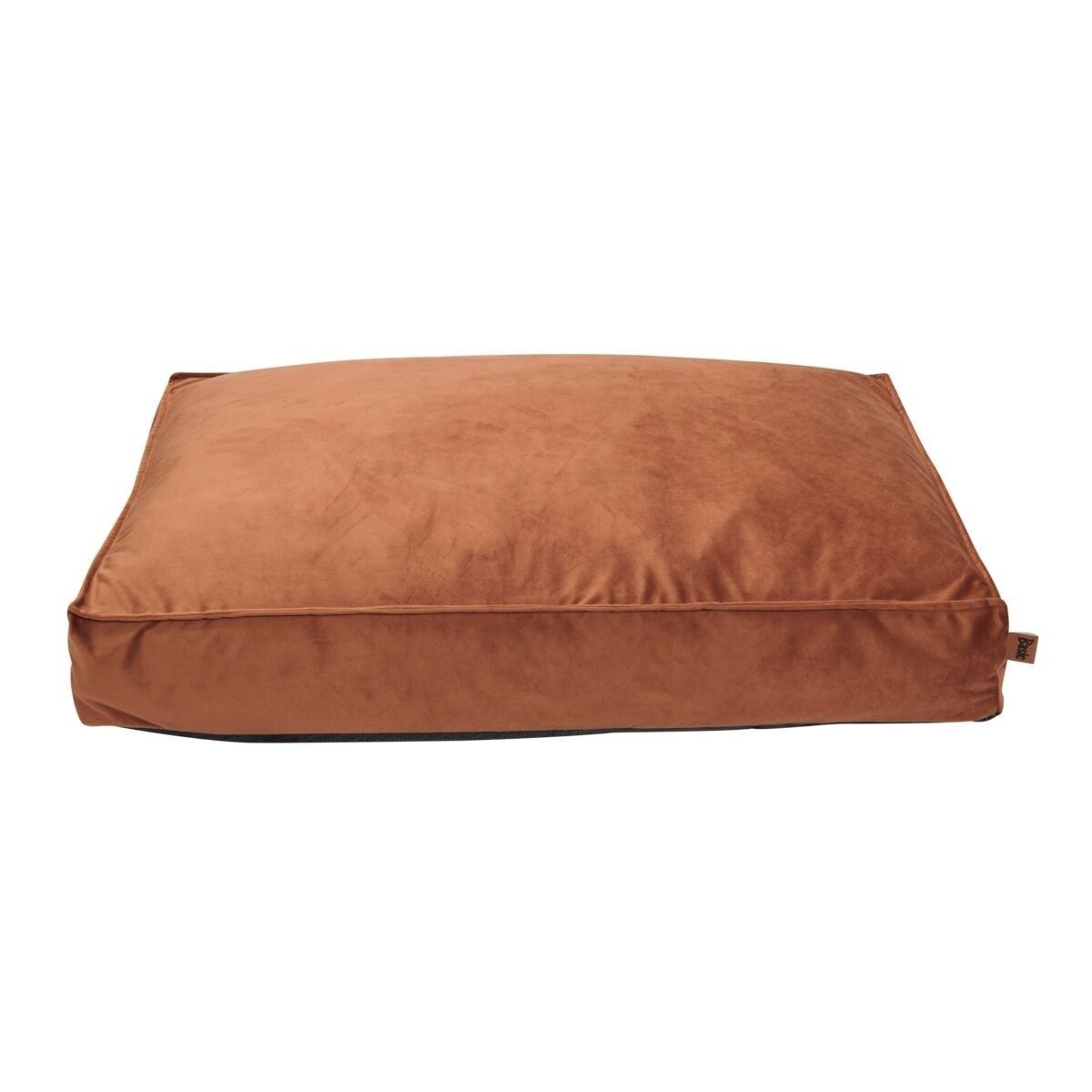 Basic WellB orthopedic velvet mattress rusty orange