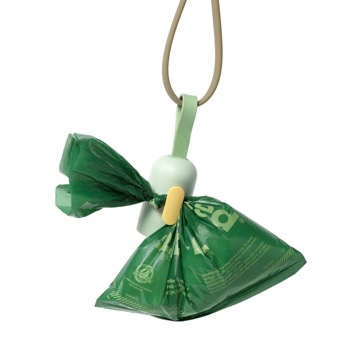 Earth Rated Bag Dispenser with 15 unscented PCR bags