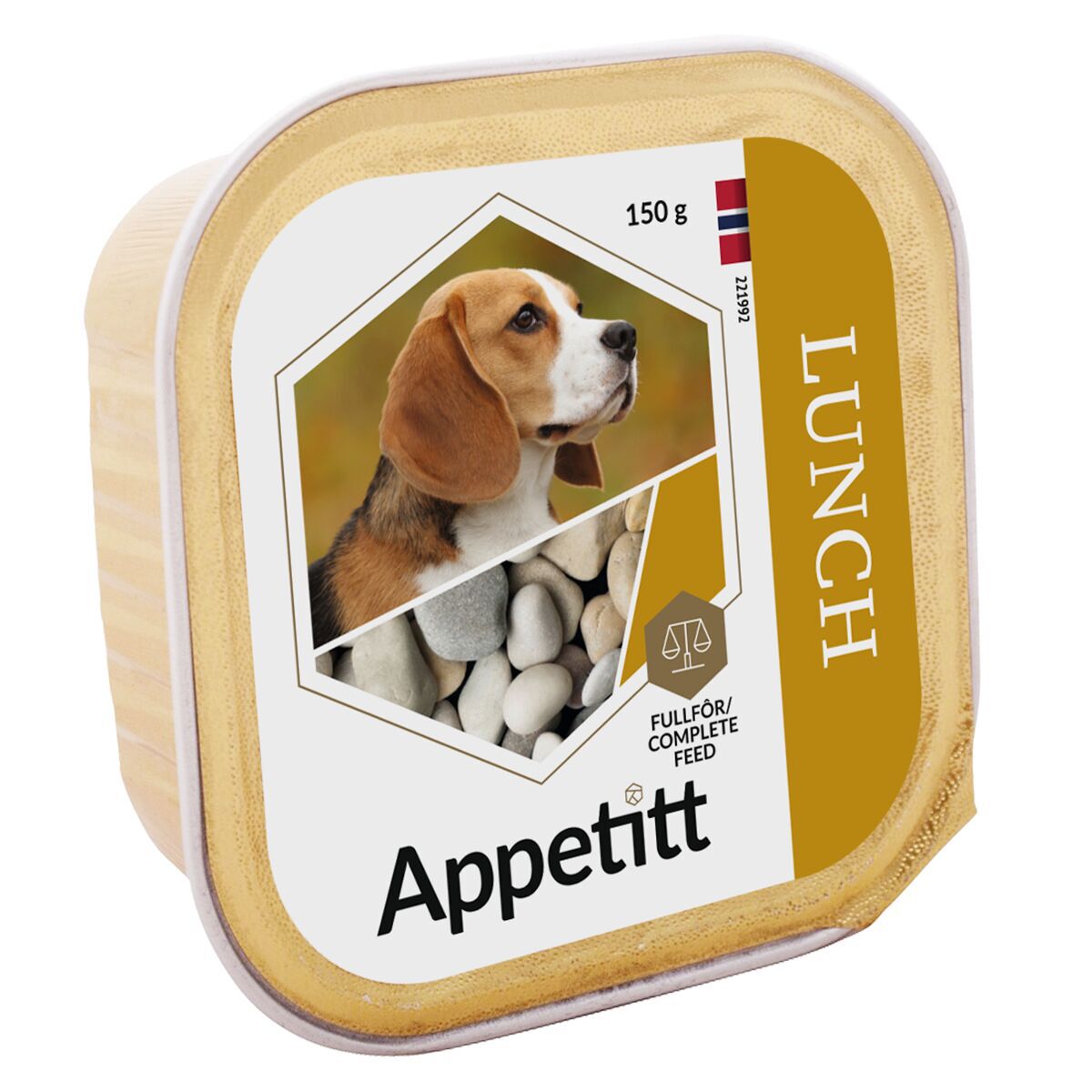Appetitt Dog Lunch Våtfoder till Hund 150 g