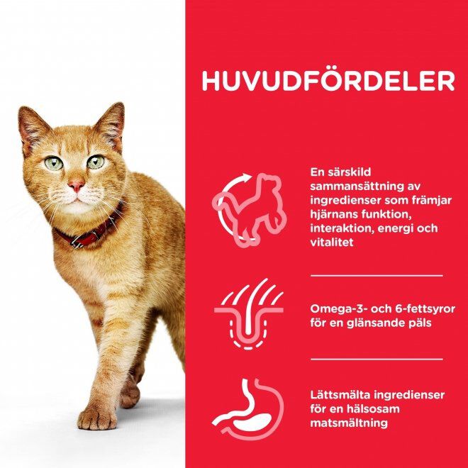 Hill's Science Plan Feline Senior Vitality Chicken with Rice