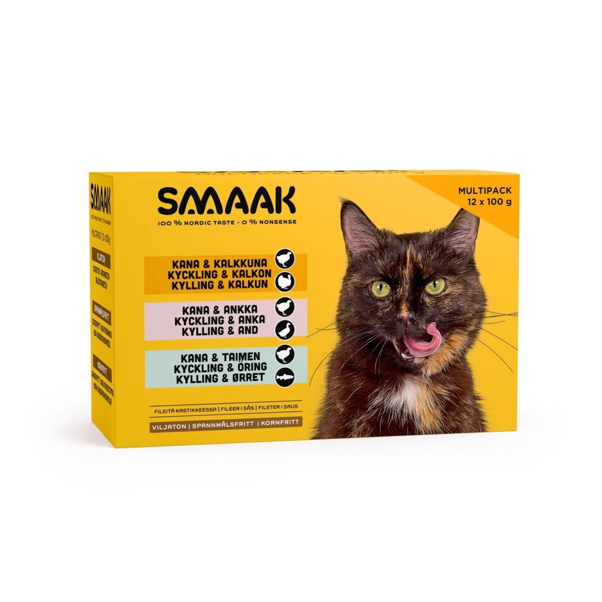 SMAAK Cat Adult Multipack 12x100 g