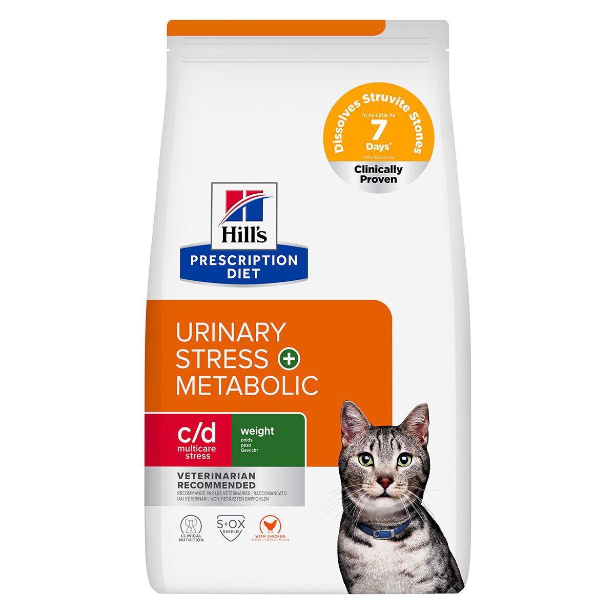 Hill's Prescription Diet Feline c/d Urinary Stress + Metabolic Chicken