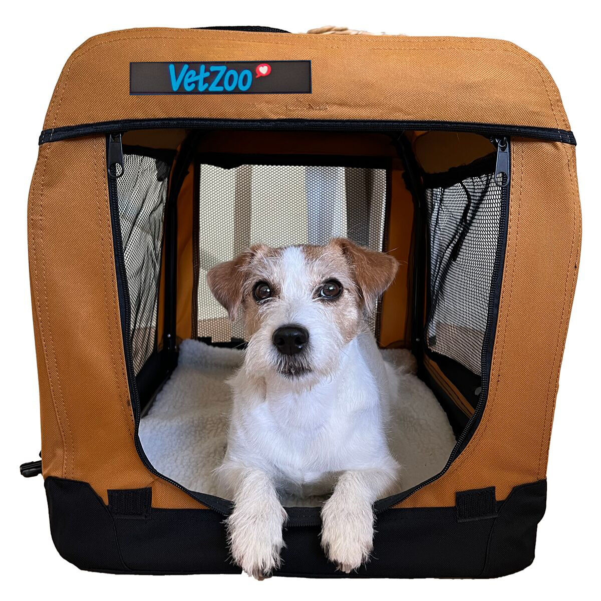 PetEasy x VetZoo Transportbur Brun