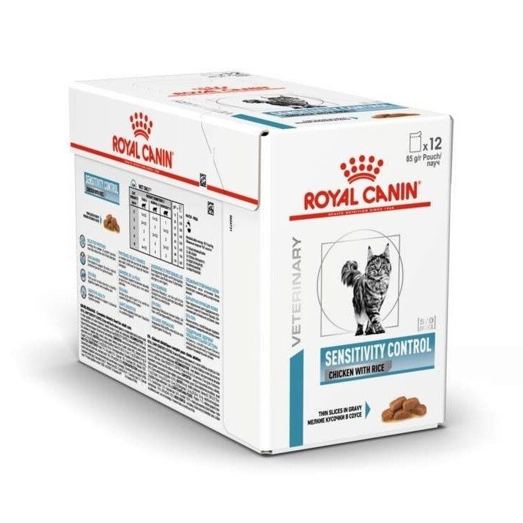 Royal Canin Veterinary Diets Derma Sensitivity Control Chicken Pouch våtfoder för katt