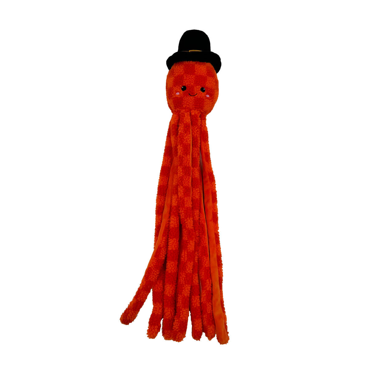 Bark-A-Boo Pumpkin Spice Rutig Bläckfisk Hundleksak 80 cm