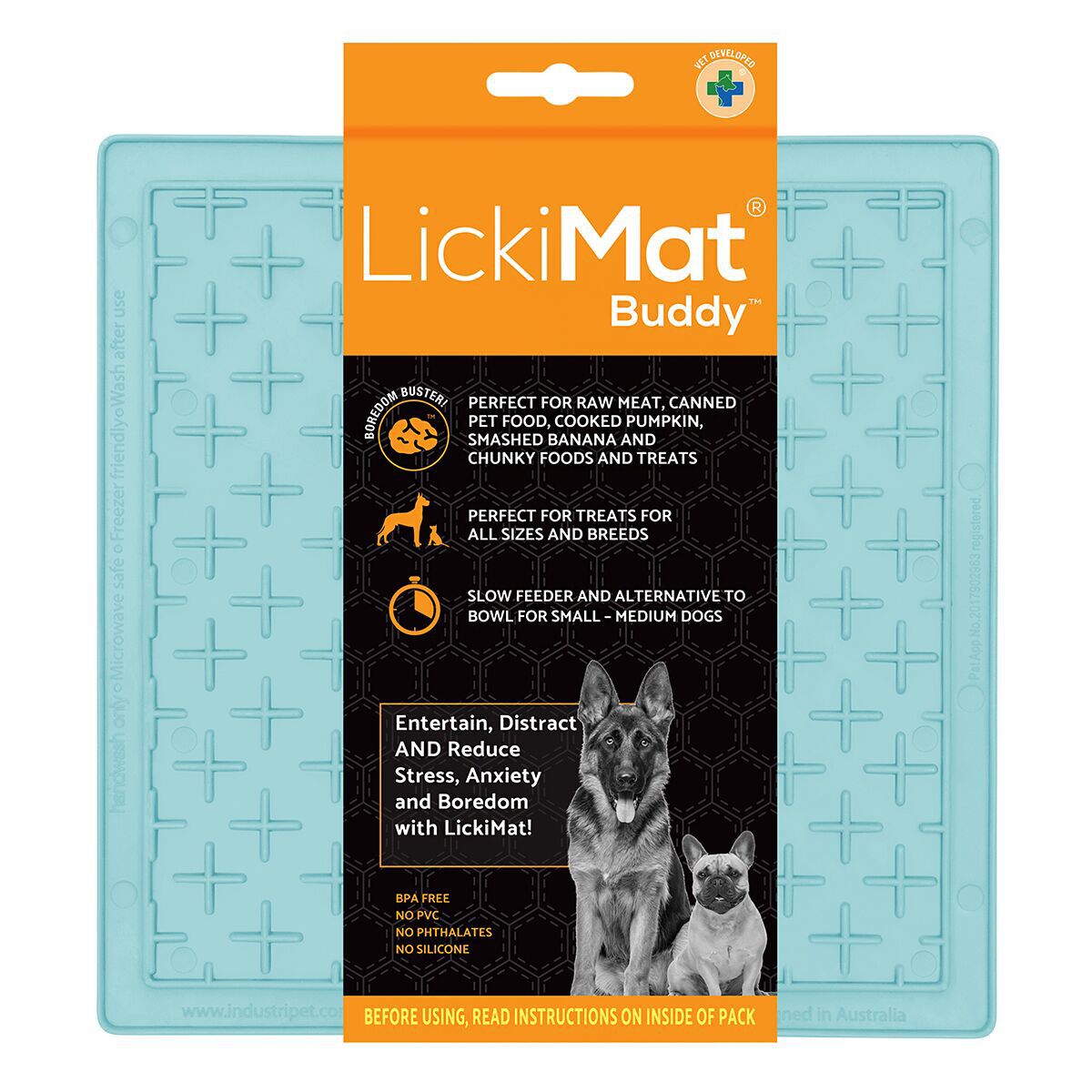LickiMat Buddy Classic Slickmatta Gul
