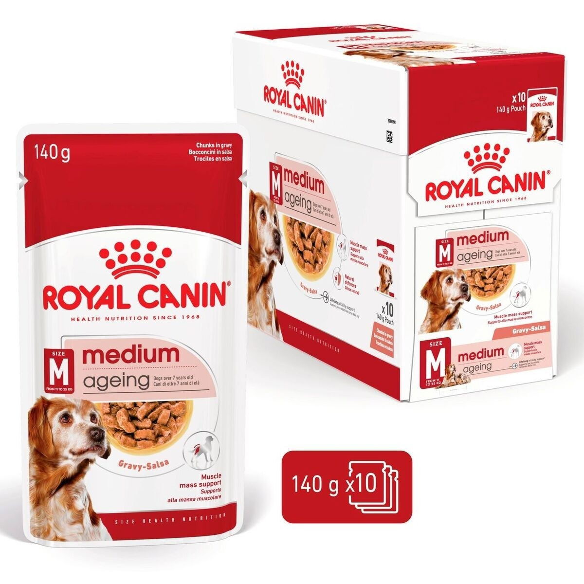 Royal Canin Medium Ageing Gravy våtfoder för hund