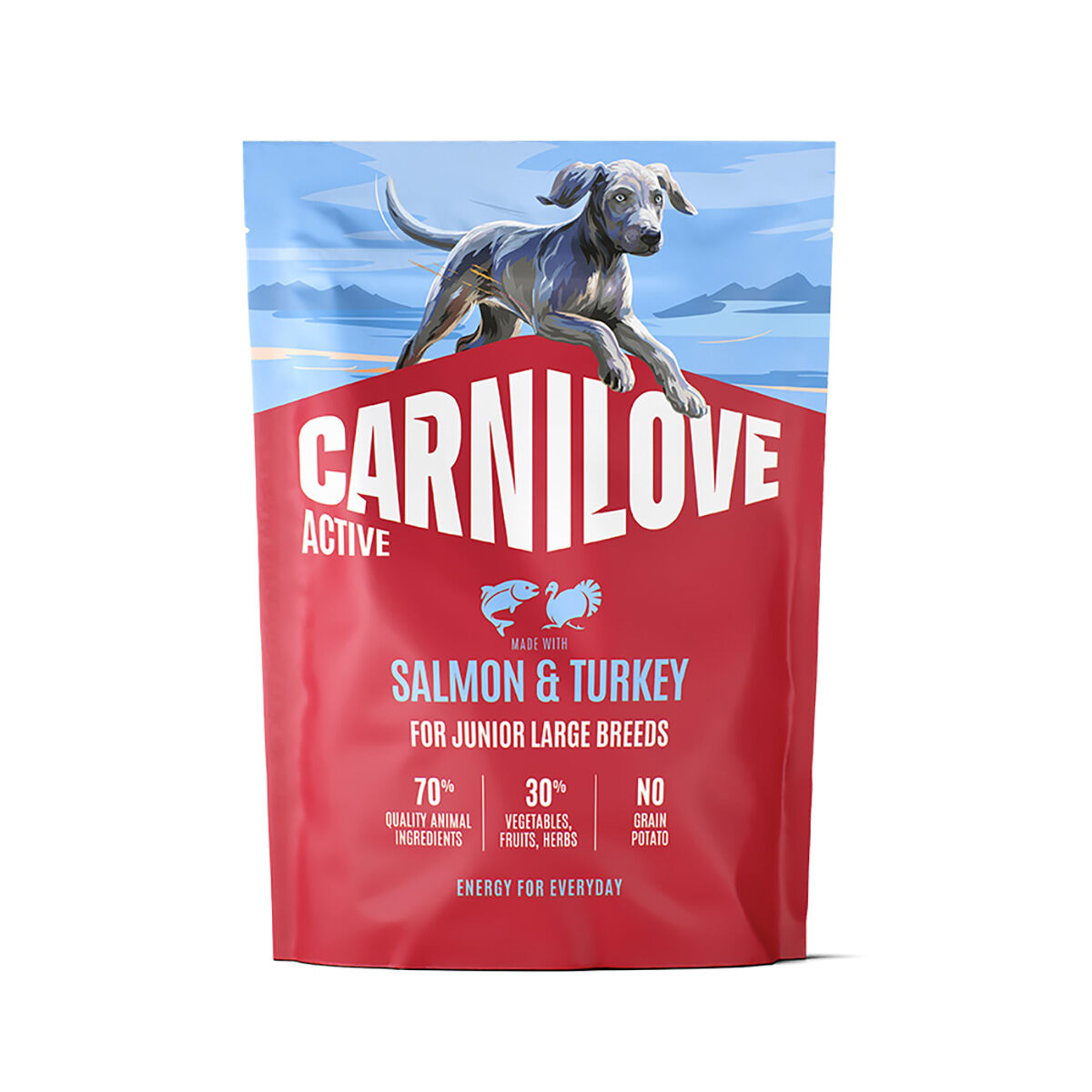 Carnilove Active Dog Dry Salmon & Turkey for Junior Large Breeds - 1.5 kg