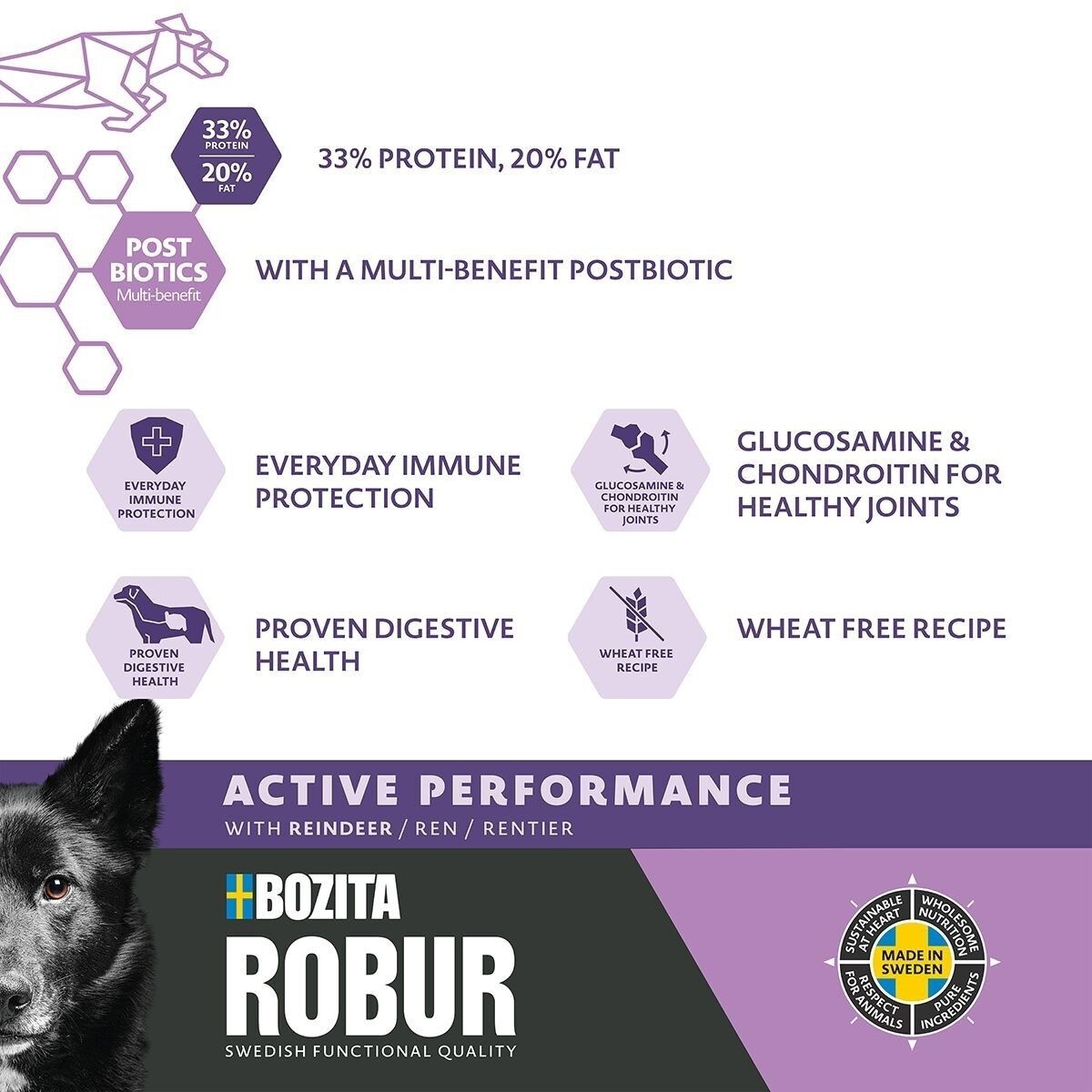 Robur Adult Performance Reindeer 12kg