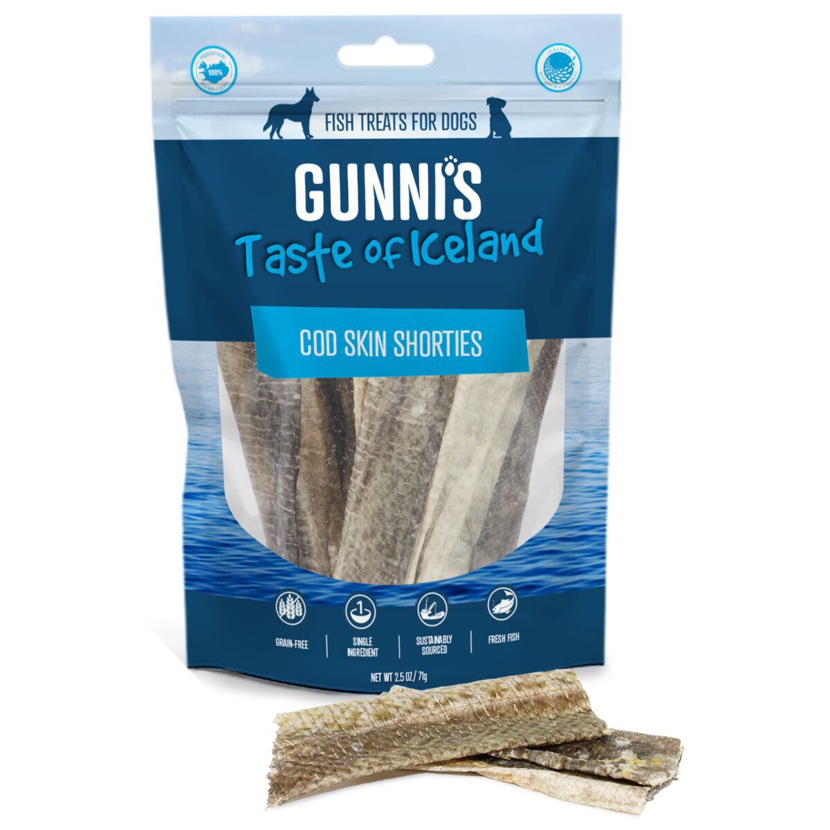 Gunni's Cod Skin Shorties Hundtugg 70 g