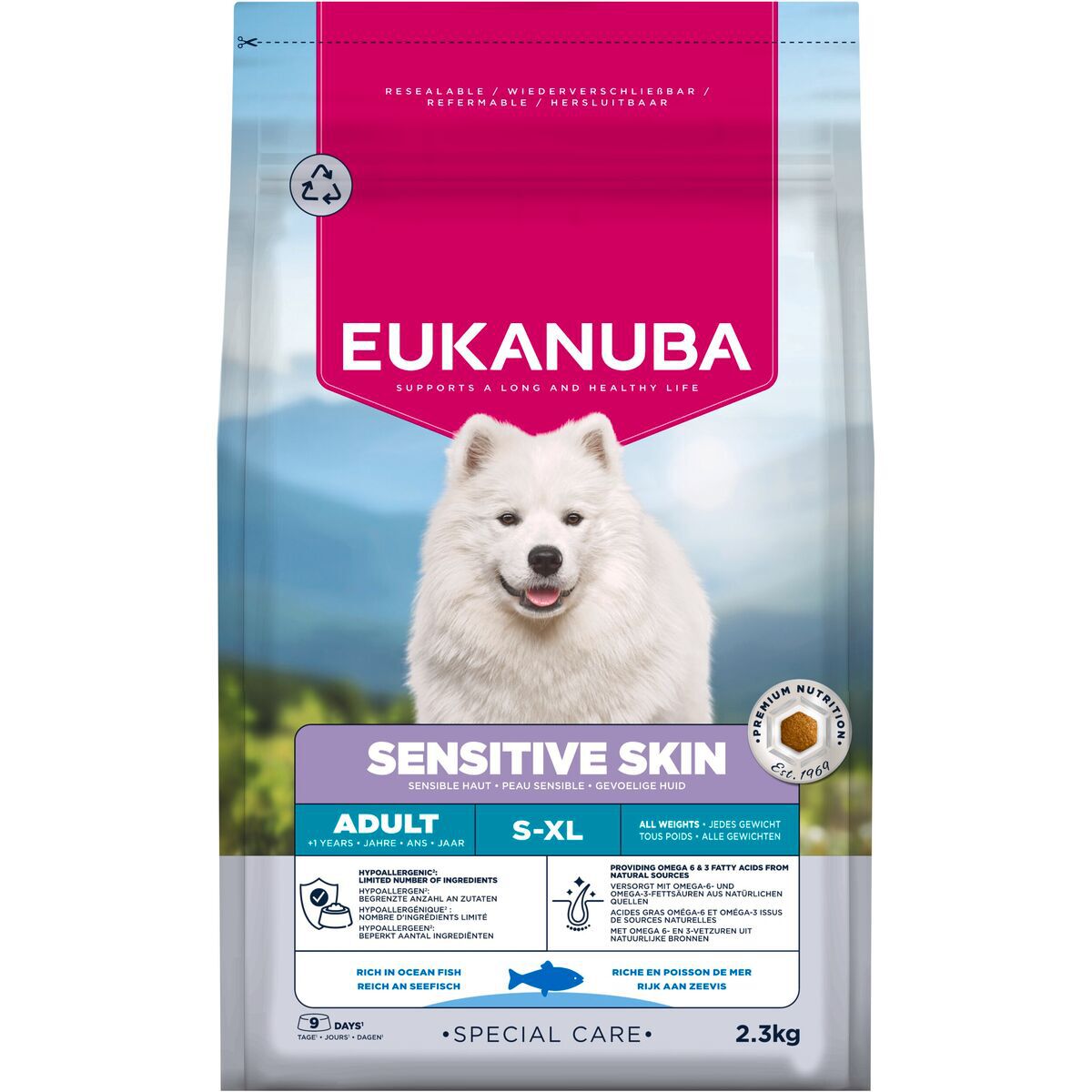 Eukanuba Special Care Sensitive Skin Adult - 2,3 kg